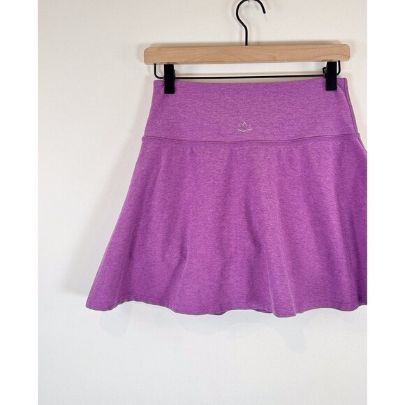 Beyond Yoga Skirt Purple Spacedye Tie Breaker Circle Mini Skort Tennis Small - Picture 8 of 10